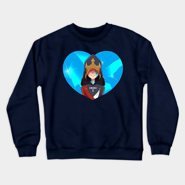 Heart Exarch Crewneck Sweatshirt by Ammosart